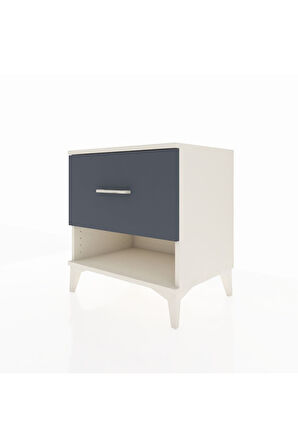Hyperion Komodin Tek Çekmeceli 60x44x64 Aytaşı-Antrasit