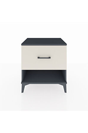 Hyperion Komodin Tek Çekmeceli 60x44x64 Antrasit-Aytaşı