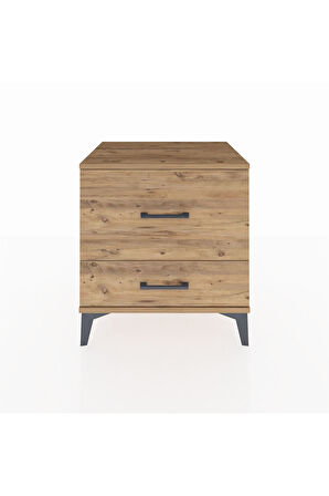 Hyperion Komodin 2 Çekmeceli 60x44x64 Çam-Çam