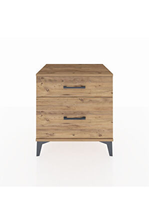 Hyperion Komodin 2 Çekmeceli 60x44x64 Çam-Çam