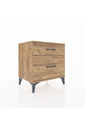 Hyperion Komodin 2 Çekmeceli 60x44x64 Çam-Çam