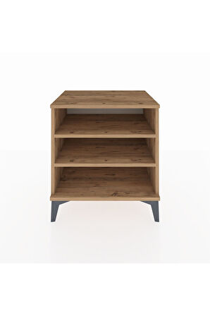 Hyperion Komodin 2 Raflı 60x44x64 Çam-Çam