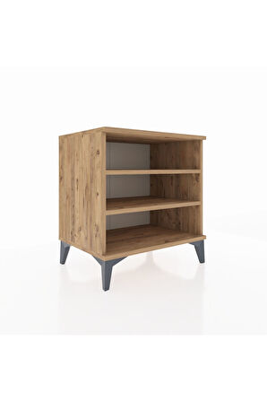 Hyperion Komodin 2 Raflı 60x44x64 Çam-Çam