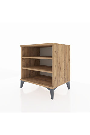 Hyperion Komodin 2 Raflı 60x44x64 Çam-Çam