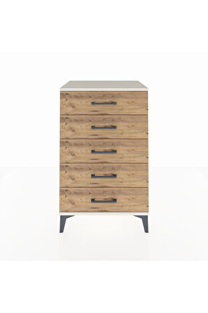 Hyperion Komodin 5 Çekmeceli 60x44x96 Aytaşı-Çam