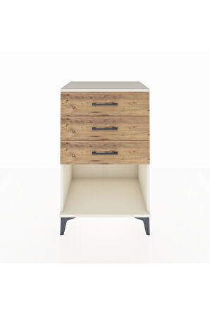 Hyperion Komodin 3 Çekmeceli 60x44x96 Aytaşı-Çam