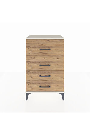 Hyperion Komodin 4 Çekmeceli 60x44x96 Aytaşı-Çam