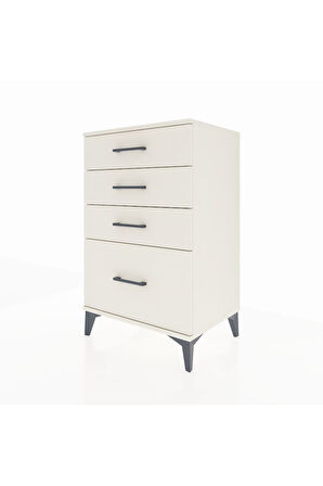 Hyperion Komodin 4 Çekmeceli 60x44x96 Aytaşı-Aytaşı