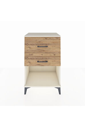 Hyperion Komodin 2 Çekmeceli 60x44x96 Aytaşı-Çam