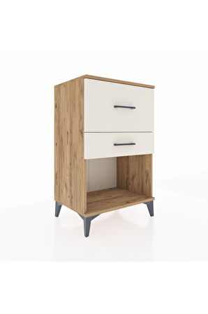 Hyperion Komodin 2 Çekmeceli 60x44x96 Çam-Aytaşı