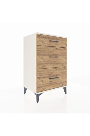 Hyperion Komodin 3 Çekmeceli 60x44x96 Aytaşı-Çam