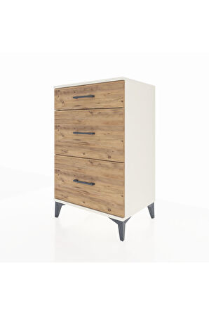 Hyperion Komodin 3 Çekmeceli 60x44x96 Aytaşı-Çam