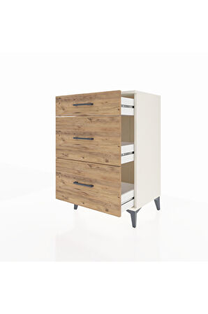 Hyperion Komodin 3 Çekmeceli 60x44x96 Aytaşı-Çam