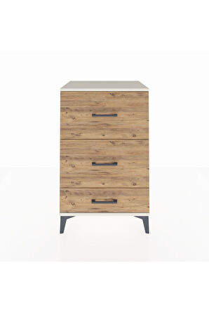 Hyperion Komodin 3 Çekmeceli 60x44x96 Aytaşı-Çam