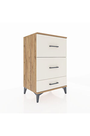 Hyperion Komodin 3 Çekmeceli 60x44x96 Çam-Aytaşı