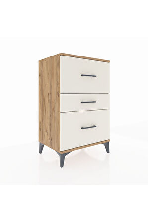 Hyperion Komodin 3 Çekmeceli 60x44x96 Çam-Aytaşı