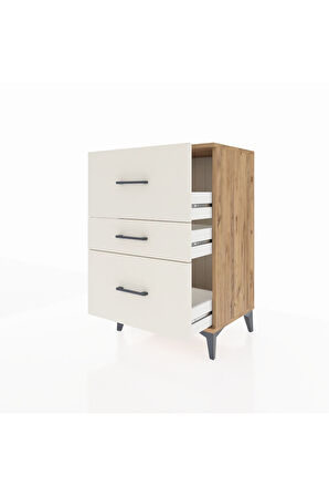 Hyperion Komodin 3 Çekmeceli 60x44x96 Çam-Aytaşı