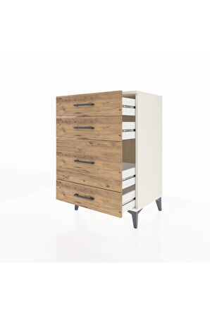 Hyperion Komodin 4 Çekmeceli 60x44x96 Aytaşı-Çam