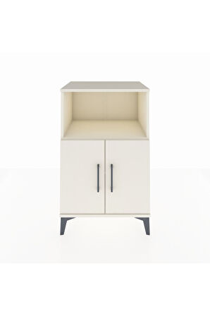 Hyperion Komodin 2 Raflı 2 Kapaklı 60x44x96 Aytaşı-Aytaşı