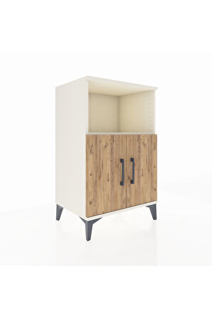 Hyperion Komodin 2 Raflı 2 Kapaklı 60x44x96 Aytaşı-Çam