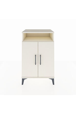 Hyperion Komodin 3 Raflı 2 Kapaklı 60x44x96 Aytaşı-Aytaşı