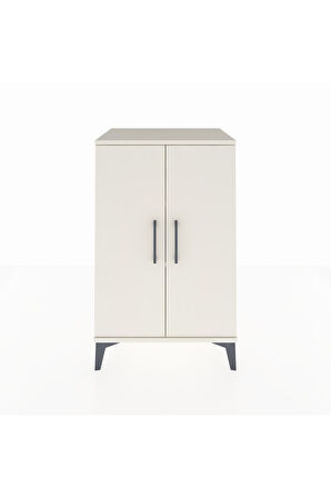 Hyperion Komodin 2 Raflı 2 Kapaklı 60x44x96 Aytaşı-Aytaşı
