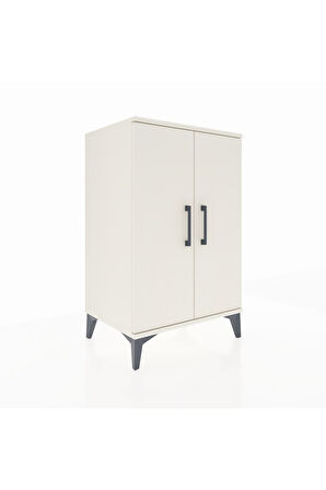 Hyperion Komodin 2 Raflı 2 Kapaklı 60x44x96 Aytaşı-Aytaşı