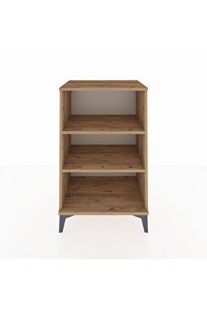 Hyperion Komodin 2 Raflı 60x44x96 Çam-Çam