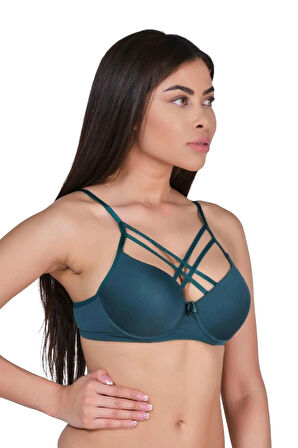 STORMED İç Giyim Kadın Çapraz Detay Desteksiz Sütyen 485