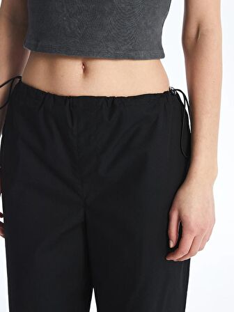 Beli Lastikli Jogger Kadın Kargo Pantolon