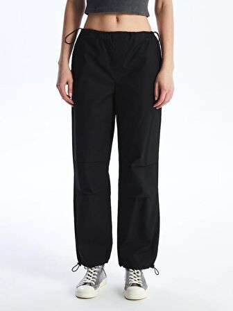 Beli Lastikli Jogger Kadın Kargo Pantolon