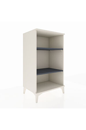 Hyperion Komodin 2 Raflı 60x44x106 Aytaşı-Antrasit