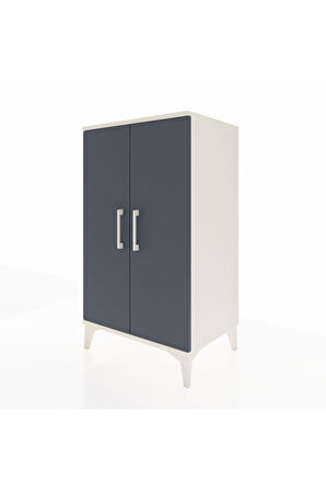 Hyperion Komodin 2 Kapaklı 60x44x106 Aytaşı-Antrasit