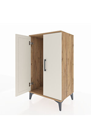 Hyperion Komodin 2 Kapaklı 60x44x106 Çam-Aytaşı