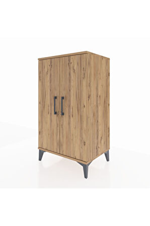 Hyperion Komodin 2 Kapaklı 60x44x106 Çam-Çam