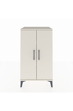 Hyperion Komodin 2 Raflı 2 Kapaklı 60x44x106 Aytaşı-Aytaşı