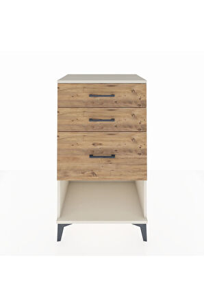 Hyperion Komodin 3 Çekmeceli 60x44x106 Aytaşı-Çam