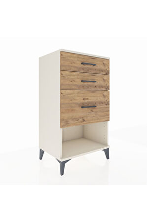 Hyperion Komodin 3 Çekmeceli 60x44x106 Aytaşı-Çam
