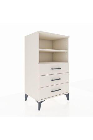 Hyperion Komodin 2 Raflı 3 Çekmeceli 60x44x106 Aytaşı-Aytaşı
