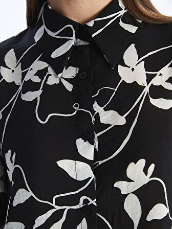 Desenli Kadın Gömlek Tunik