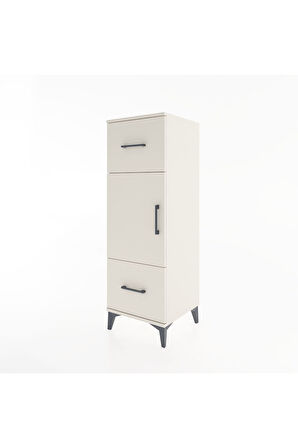 Hyperion Dolap 2 Raflı 2 Çekmeceli Tek Kapaklı 44x44x134 Aytaşı-Aytaşı