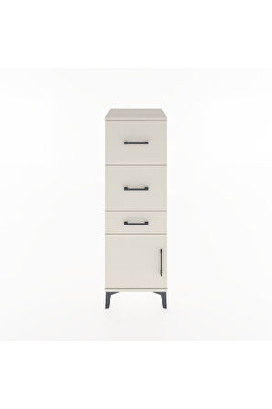 Hyperion Dolap 3 Çekmeceli Tek Kapaklı 44x44x134 Aytaşı-Aytaşı
