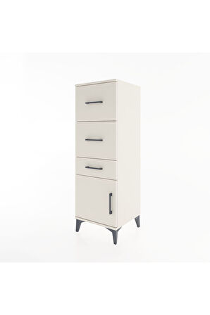 Hyperion Dolap 3 Çekmeceli Tek Kapaklı 44x44x134 Aytaşı-Aytaşı