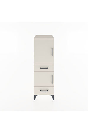 Hyperion Dolap 3 Raflı 2 Çekmeceli 2 Kapaklı 44x44x134 Aytaşı-Aytaşı