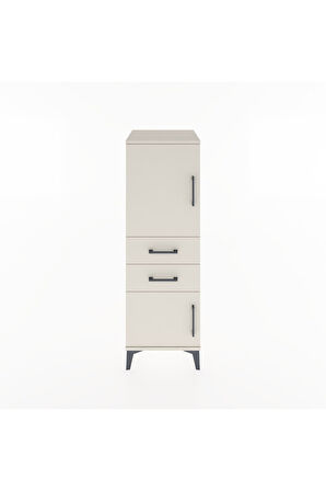 Hyperion Dolap 2 Raflı 2 Çekmeceli 2 Kapaklı 44x44x134 Aytaşı-Aytaşı