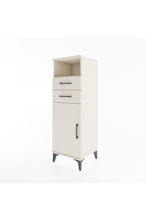 Hyperion Dolap 2 Raflı 2 Çekmeceli Tek Kapaklı 44x44x134 Aytaşı-Aytaşı