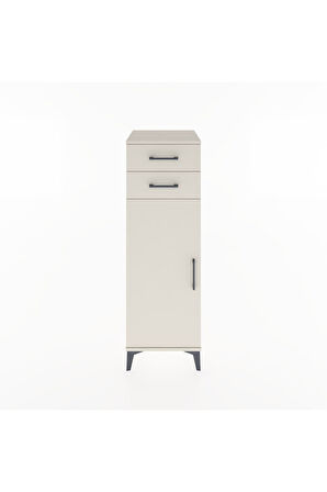 Hyperion Dolap 2 Raflı 2 Çekmeceli Tek Kapaklı 44x44x134 Aytaşı-Aytaşı