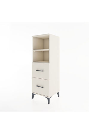 Hyperion Dolap 2 Raflı 2 Çekmeceli 44x44x134 Aytaşı-Aytaşı