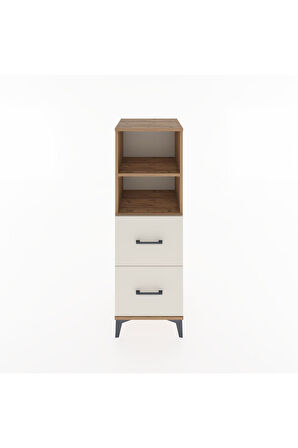 Hyperion Dolap 2 Raflı 2 Çekmeceli 44x44x134 Çam-Aytaşı