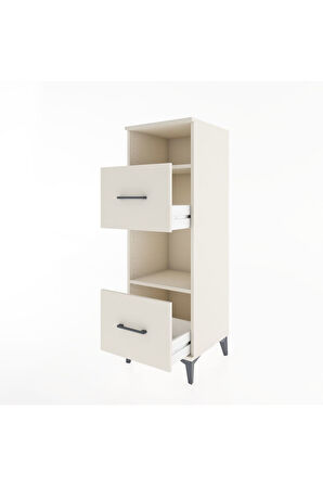 Hyperion Dolap 2 Raflı 2 Çekmeceli 44x44x134 Aytaşı-Aytaşı